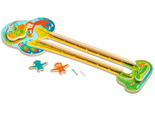 Mazané opičky  - dřevěná nástěnná hračka