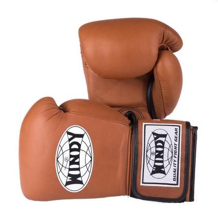 Boxerské rukavice Windy Proline - hnědá 10