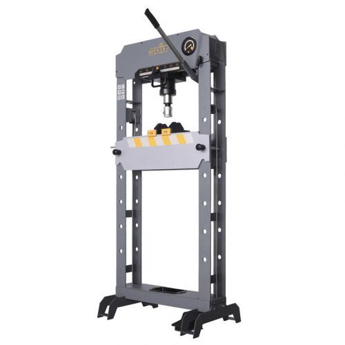 Pneumaticko-hydraulický lis 20t, s ruční pákou, pedálem a manometrem - SP-20HAM