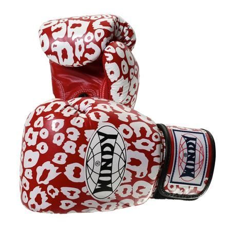 Boxerské rukavice Windy Special - červená/bílá 10