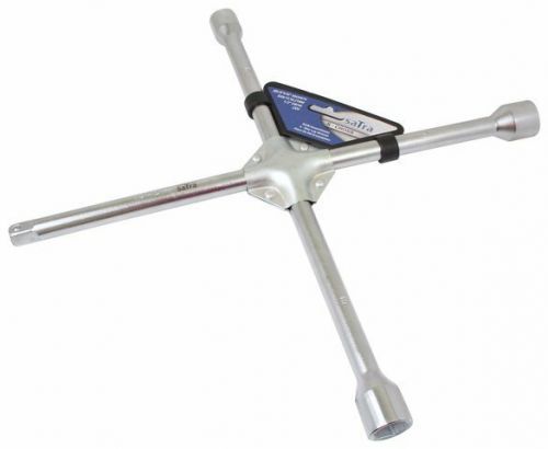 Klíč na kola křížový 17, 19, 21 a 1/2” - SATRA