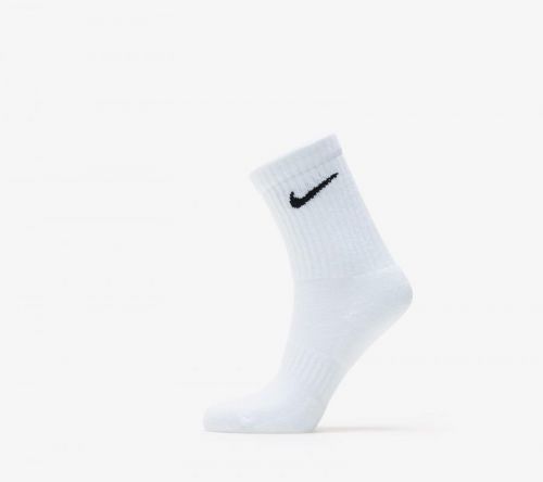 Nike Everyday Cush 2 Pair Crew Socks White/ Black EUR 34-38