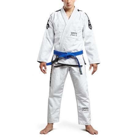 Grips Classic Logo BJJ kimono - bílá/černá A1