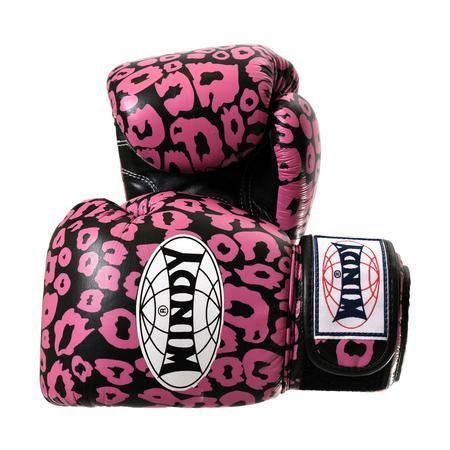 Boxerské rukavice Windy Special - černá/růžová 10