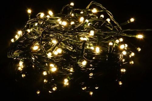 Vánoční LED osvětlení 10 m - teple bílá, 100 diod