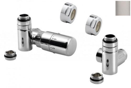 SAPHO CORNER COMBI připojovací sada ventilů termostatická, levé, broušený nerez CP3521S