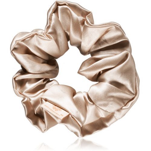 Crystallove Silk Scrunchie hedvábná gumička do vlasů Gold