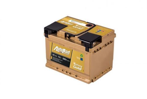 Autobaterie Galaxy Gold 61 Ah 12V, 242x175x175 mm