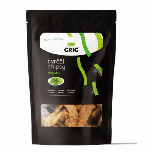 GRIG Cvrččí chipsy wasabi 70 g