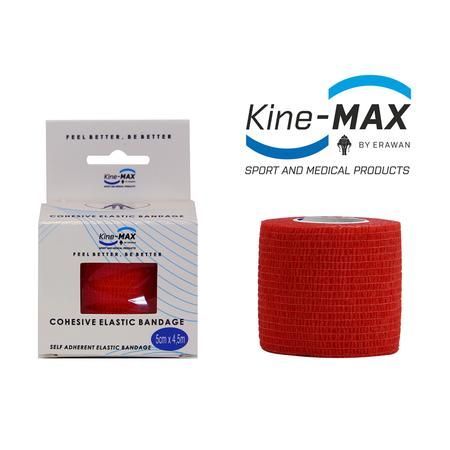 Kine-MAX Samofixační elastické obinadlo-5cm,7,5cm,10cm - červená 7,5cm