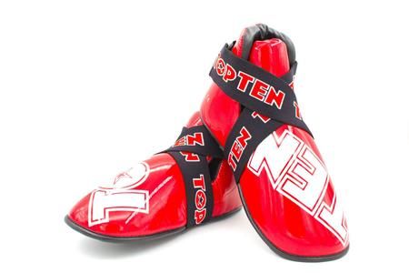 Chrániče nohou Top Ten SuperLight glossy - červené XS