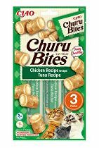 Churu Cat Bites Chicken wraps&Tuna Purée 3x10g