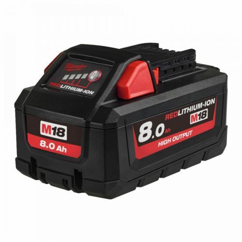 Baterie - akumulátor 18V 8.0 Ah Li-Ion, pro aku nářadí - Milwaukee M18 HB8 HIGH OUTPUT