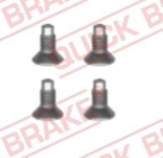 Šroub M8x1.25, na brzdové kotouče