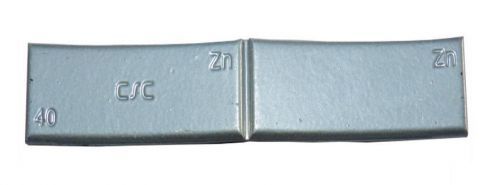 Závaží samolepící zinkové ZNC 40 g, šedý lak - balení 50 kusů