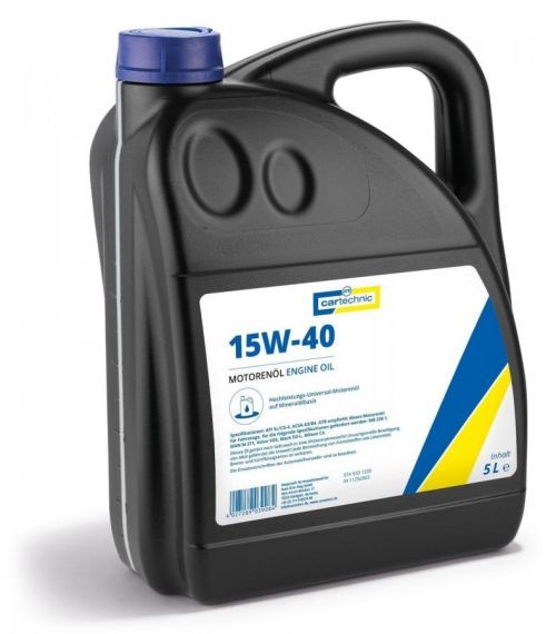 Motorový olej 15W-40, 5 litrů - Cartechnic