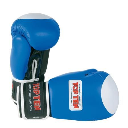 Boxerské rukavice TOP TEN Olympia - modrá 10