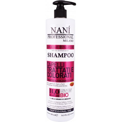 Naní Šampon pro barvené vlasy Treated & Coloured Hair (Shampoo) 500 ml