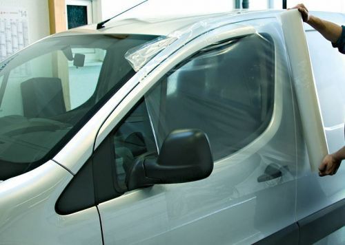 Fólie krycí nouzová, na poškozená okna auta, průsvitná PE, 82 cm x 1,65 m - ProGlass