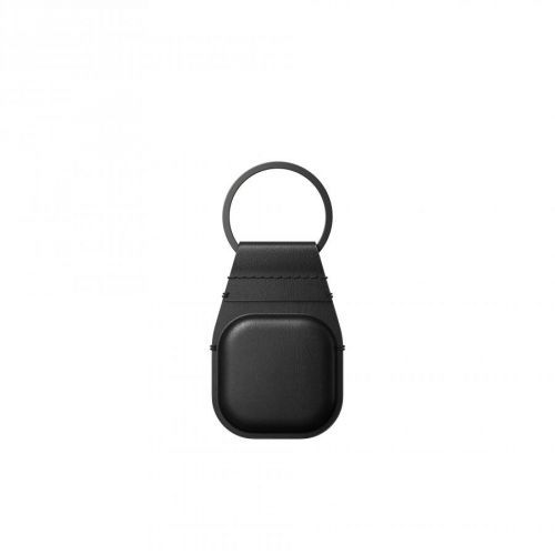 Klíčenka pro AirTag - Nomad, Leather Keychain Black