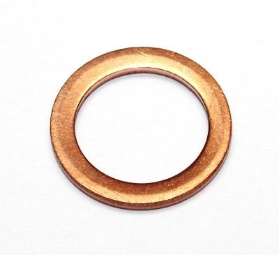 Těsnicí kroužek měděný, průměr 12/17 mm, tloušťka 1,5 mm, pro BMW, Seat, Toyota