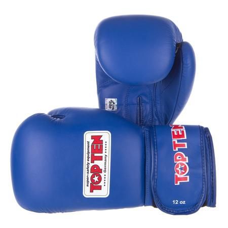 Boxerské rukavice Top Ten AIBA 2014 - modrá 10