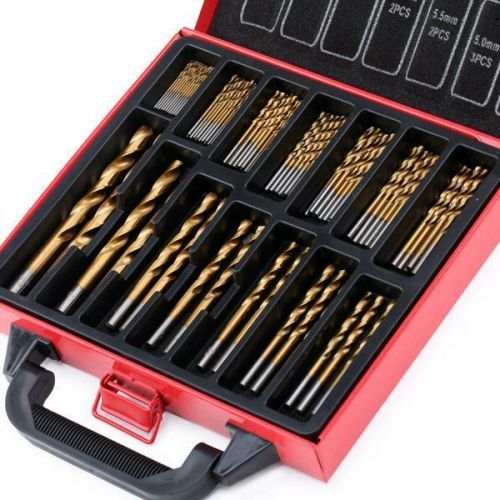 Sada stupňovitých vrtáků HSS do kovu, průměr 1.5 - 10 mm, 99 kusů
