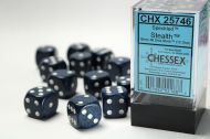 Chessex Dice Set Speckled Stealth 16mm D6 (12x)