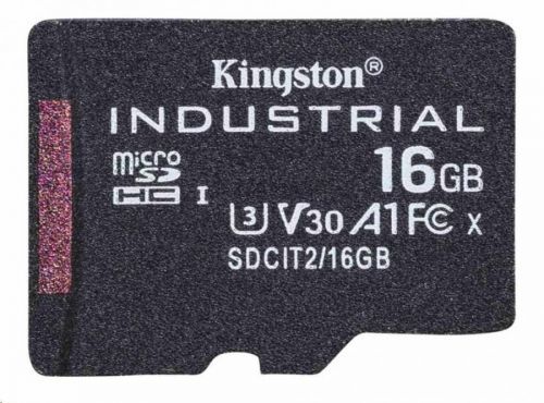 Kingston 16GB microSDHC Industrial C10 A1 pSLC Card Single Pack