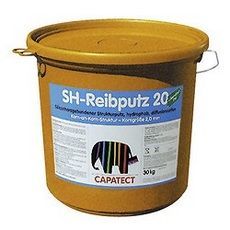 Omítka silikonová Caparol Capatect SH Reibputz 15 hlazená 1,5 mm bílá 25 kg