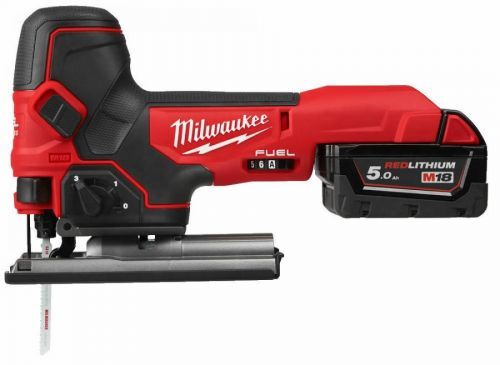 Aku přímočará pila 18V, bezuhlíková, 2 baterie 5,0 Ah - Milwaukee M18 FBJS-502X