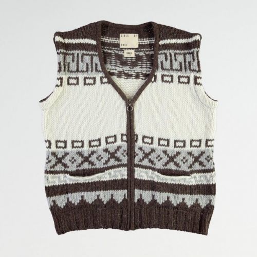 G.o.D. W-Knit Cochiwan Vest WOOL ALPACA Off White XXS