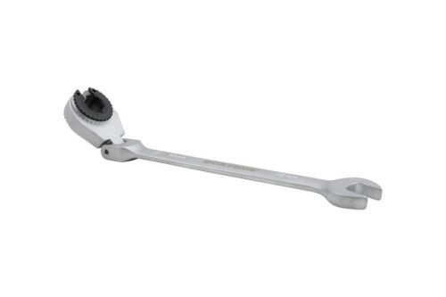 Očkoplochý kloubový klíč s ráčnou na převlečné matice, velikost 10 mm - QUATROS QS50210