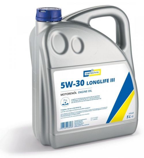 Motorový olej 5W-30 Longlife III, 5 litrů - Cartechnic