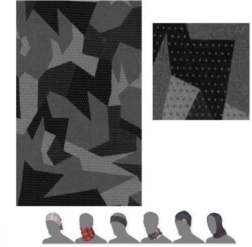 Sensor Tube Merino Impress šátek multifunkční černá/camo