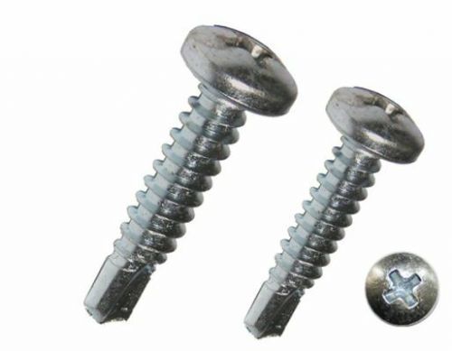 Šrouby samořezné do plechu, 4,2 x 16 mm, křížové, balení 16 ks, Zn