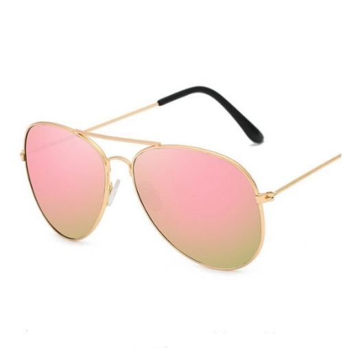 Sluneční brýle Aviator růžové