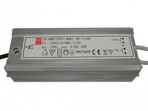 LED Napájení 12V 100W IP67 Hliník