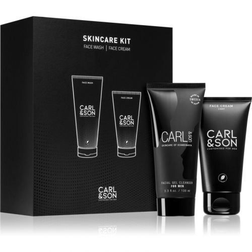 Carl & Son Skincare Kit Giftbox kosmetická sada pro čistou a zklidněnou pleť