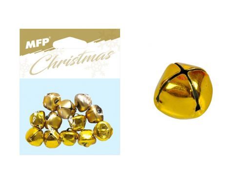 MFP 8882340 Rolničky 2cm/12ks zlaté