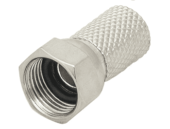 F konektor 6,8mm šroubovací HQ s gumovým těsněním