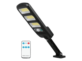 Venkovní solární LED osvětlení LTC LXLL117, 24W COB, 1800lm, 1800mAh, PIR