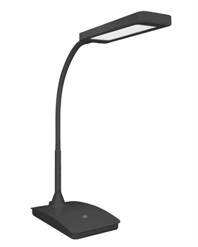 ORNO TOPAZ LED stmívatelná stolní lampa, 360lm, 4000K, černá