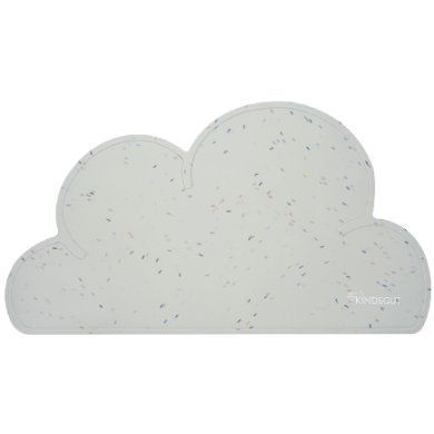 KINDSGUT Prostírání Cloud, konfety ve světle šedé barvě