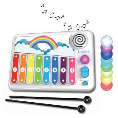 LEXIBOOK XYLO-FUN Elektronický xylofon se světelnou metodou učení