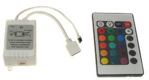 Ovladač LED IR 24 tlačítek 6A