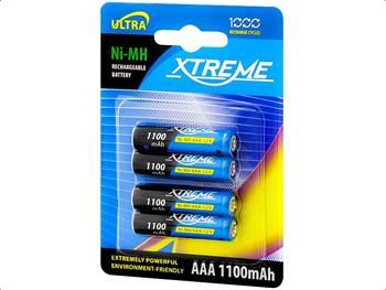 XTREME Baterie R3 Ni-MH  AAA 1100mAh dobíjecí, blistr 4ks