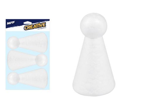 MFP 8882331 Anděl 11cm/3ks hladký