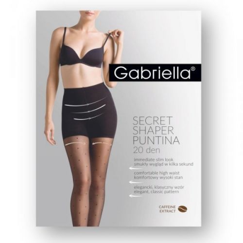 Gabriella Secret Shaper 680 puntina Punčochové kalhoty 4 černá