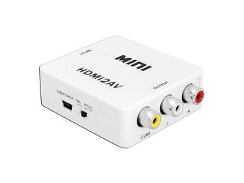 Převodník MINI HDMI2AV, 1080p konvertor HDMI na 3x RCA Cinch